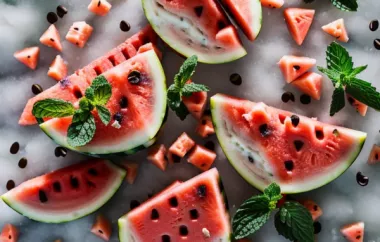 Watermelon Mint Ice Cream