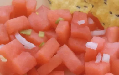 Watermelon Vidalia Salsa Recipe