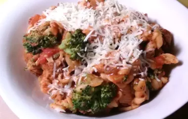 Weeknight Pasta with Broccoli and Ground Turkey