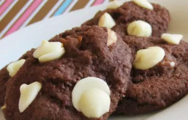 White-Chip Chocolate Cookies