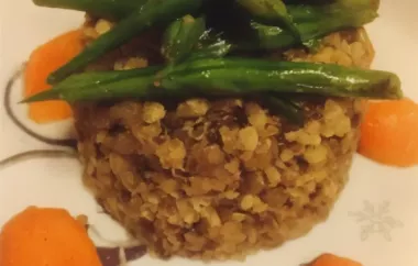 Whole-Rice and Lentils Majadara