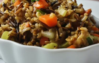 Wild and Brown Rice with Herbs and Vegetables