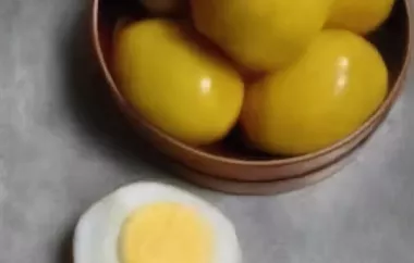 Yellow-Pickled Eggs