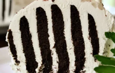 Zebra Cake III: A Classic and Eye-Catching Dessert