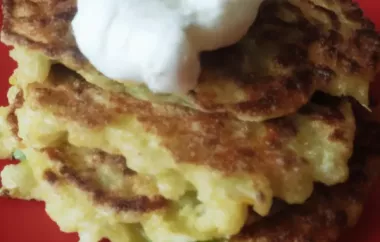 Zucchini and Corn Fritters