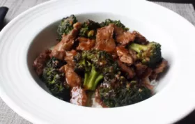 A delicious and easy-to-make stir fry recipe combining charred broccoli and tender beef slices.