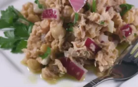 A Delicious and Nutritious Tuna Salad with a Mediterranean Twist