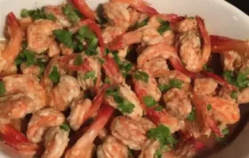 A Delicious Caribbean Inspired Shrimp Dish