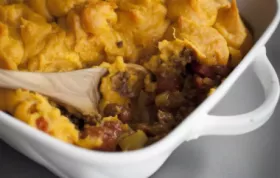 A delicious twist on the classic shepherd's pie, perfect for a cozy autumn meal.