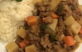 A flavorful twist on the classic Mexican dish - Americanized Picadillo.