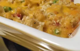 A simple and delicious casserole with a cheesy twist