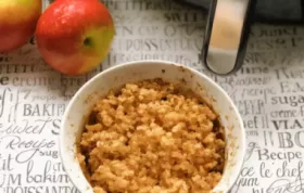 Air Fryer Apple Crisp