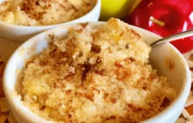 Air-Fryer Apple Crumble