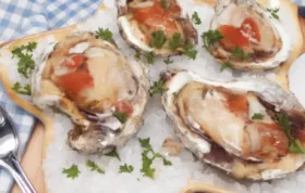 Air Fryer Oysters On The Half Shell
