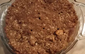 Apple Oat Crisp Pie