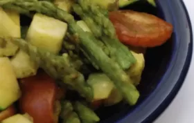 Asparagus-Avocado Medley Evonne Style