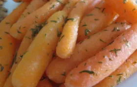 Baby Carrots with Dill Butter