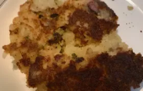 Bacon and Blue Cheese Potato Pancakes