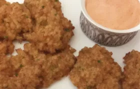 Baked Crab Cakes with Roasted Red Pepper Remoulade