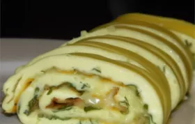 Baked Omelet Roll Recipe