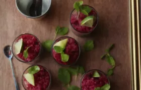 Berry-Mint Granitas