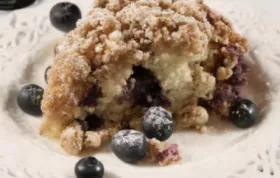 Blueberry Breakfast Crumb Cake