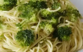 Broccoli Garlic Angel Hair Pasta