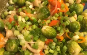 Brussels Sprouts Stir Fry