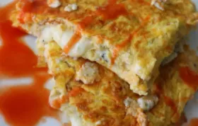 Buffalo Wings and Blue Cheese Omelet