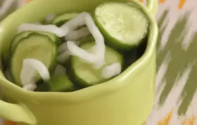 Buryl's Ice Box Pickles - Homemade Pickles with a Tangy Twist