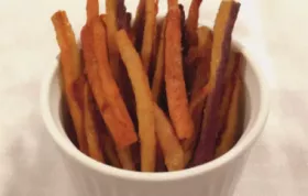 Cajun Rainbow Carrot Fries
