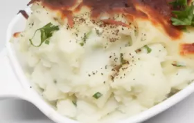 Cheesy and Creamy Mashed Potato Casserole with Mozzarella