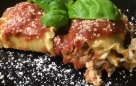 Cheesy and Delicious Lasagna Roll Ups Recipe