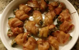 Cheesy and Spicy Sausage Jalapeno Poppers