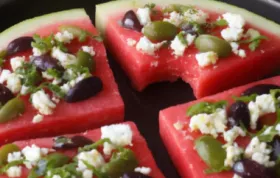 Chef John's Watermelon Pizza