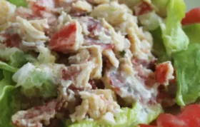 Chicken Salad with Bacon, Lettuce, and Tomato