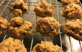 Chickpea Flour Chocolate Chunk Cookies with Peanut Butter and Oats