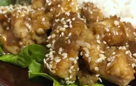 Chinese Restaurant Style Sesame Chicken