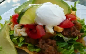 Chipotle Beef Tostadas