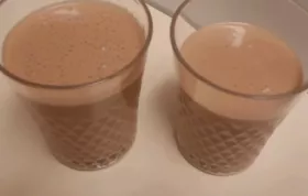 Choco Peanut Banana Smoothie