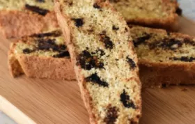 Chocolate Fig Biscotti