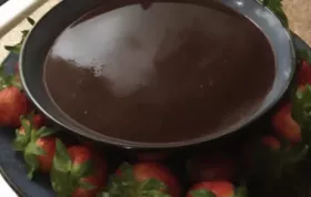 Chocolate Wine Sauce