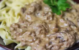 Classic Beef Stroganoff Made Easy with Ground Beef