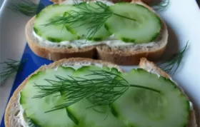Classic Cucumber Sandwiches, Perfect for Afternoon Tea