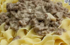 Classic Ground Beef Stroganoff