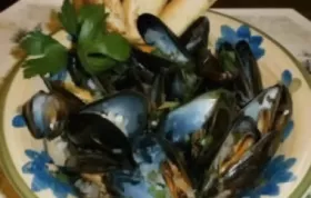 Classic Mussels Mariniere Recipe
