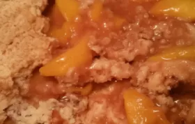 Classic Peach Cobbler Recipe