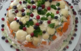 Classic Russian Layered Salad Recipe