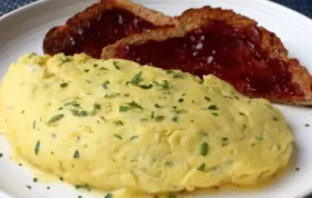 Classic Scrambled Egg Omelet Recipe