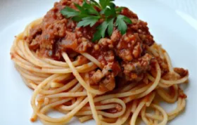 Classic Spaghetti Sauce Recipe